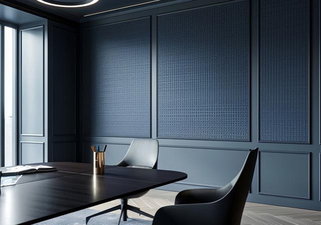 Navy boardroom